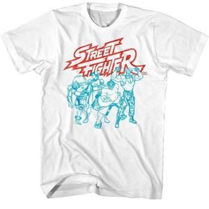Street Fighter Pen Sketch Unisex T Shirt